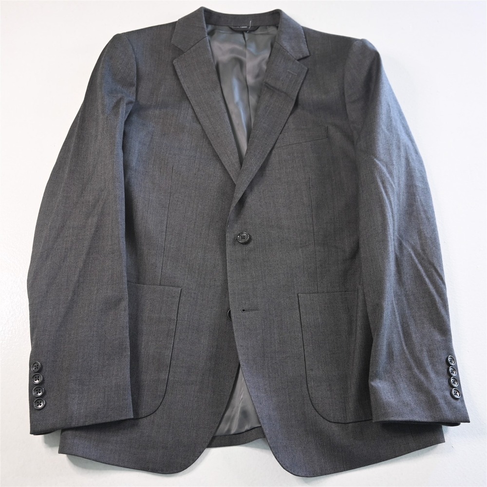 Bonobos 40R Gray Nailshead Comero‎ Mens Blazer Suit Jacket Sport Coat
